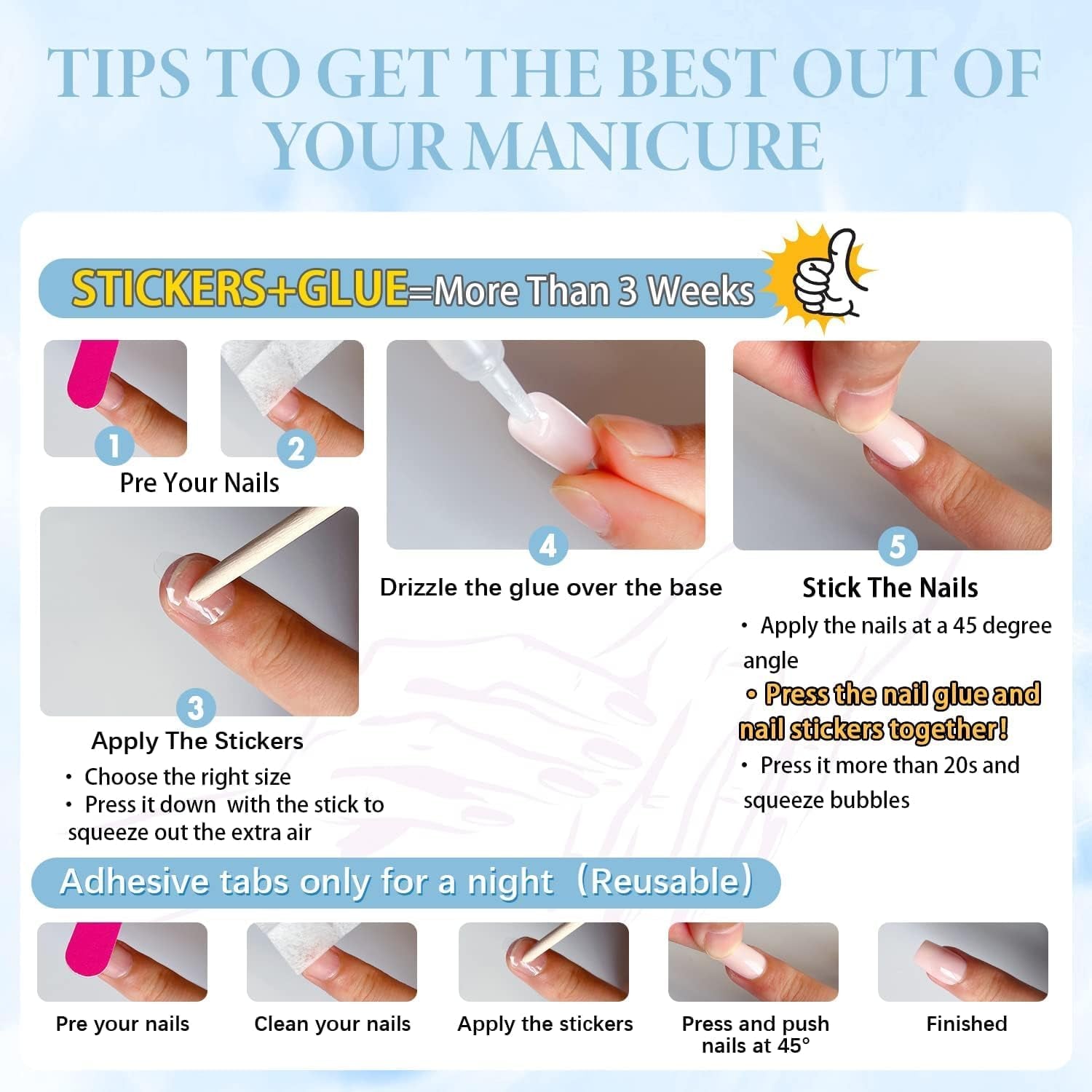 Nude Pink Press on Nails Short Square, Acrylic Nails Fake Nails Set, Stick on Nails Glue on Nails,Short Nails False Gel Nails,Stick on Nails for Women and Girls in 24PCS