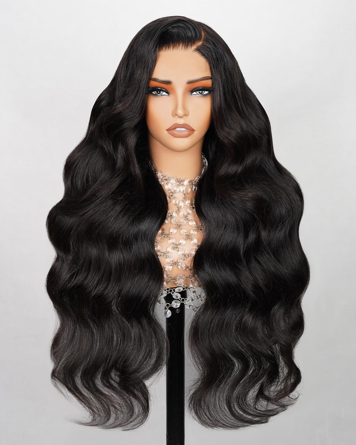 Real Wear and Go Glueless Wigs Human Hair Pre Plucked Pre Cut 250% Denstiy 5X6 HD Lace Closure Body Wave Pre Bleached Knots Lace Front Wig Natural Color(22 Inch,5X6 Lace Body Wave)