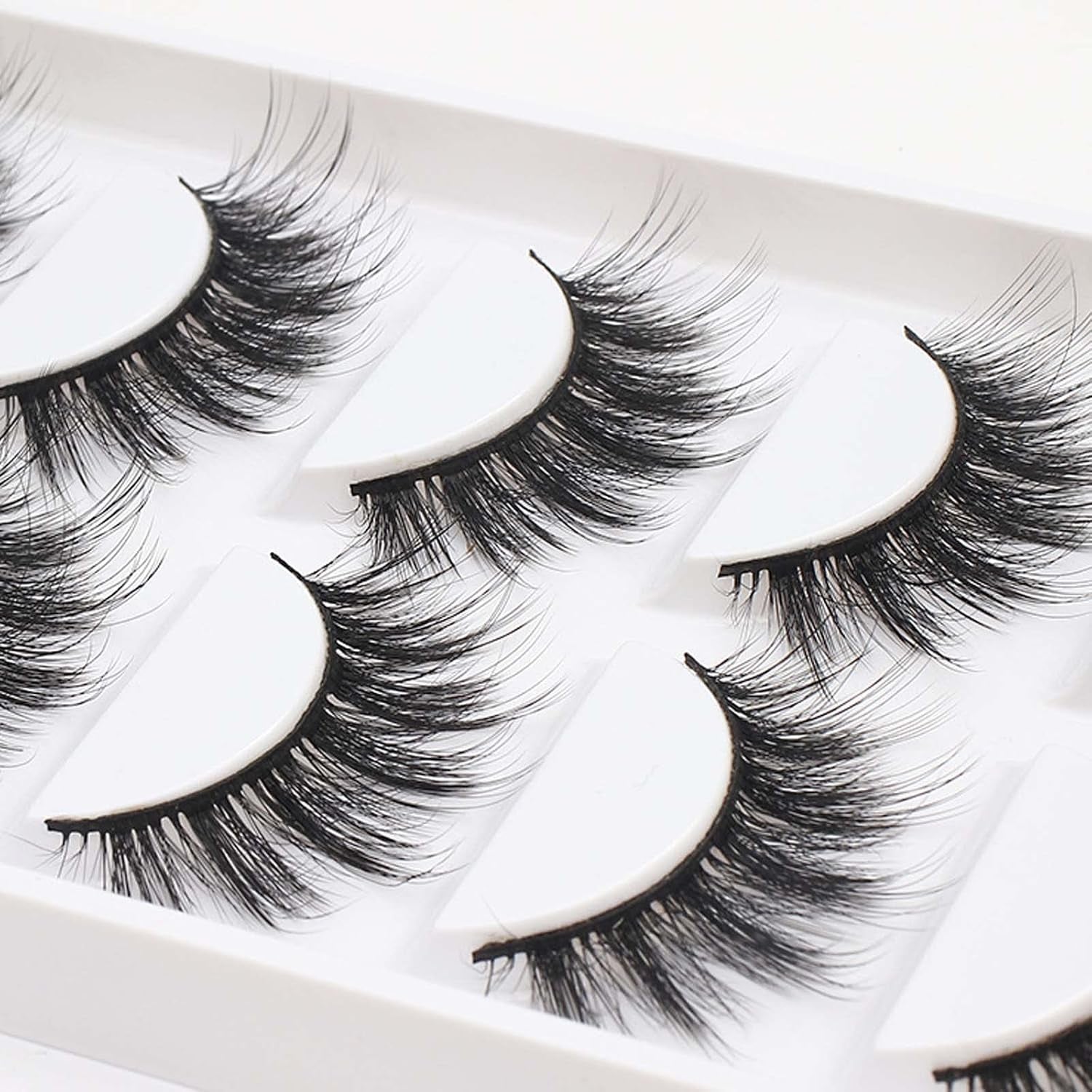 False Eyelashes Faux Mink Eyelashes 20MM Thick Lashes Pack 8 Pairs