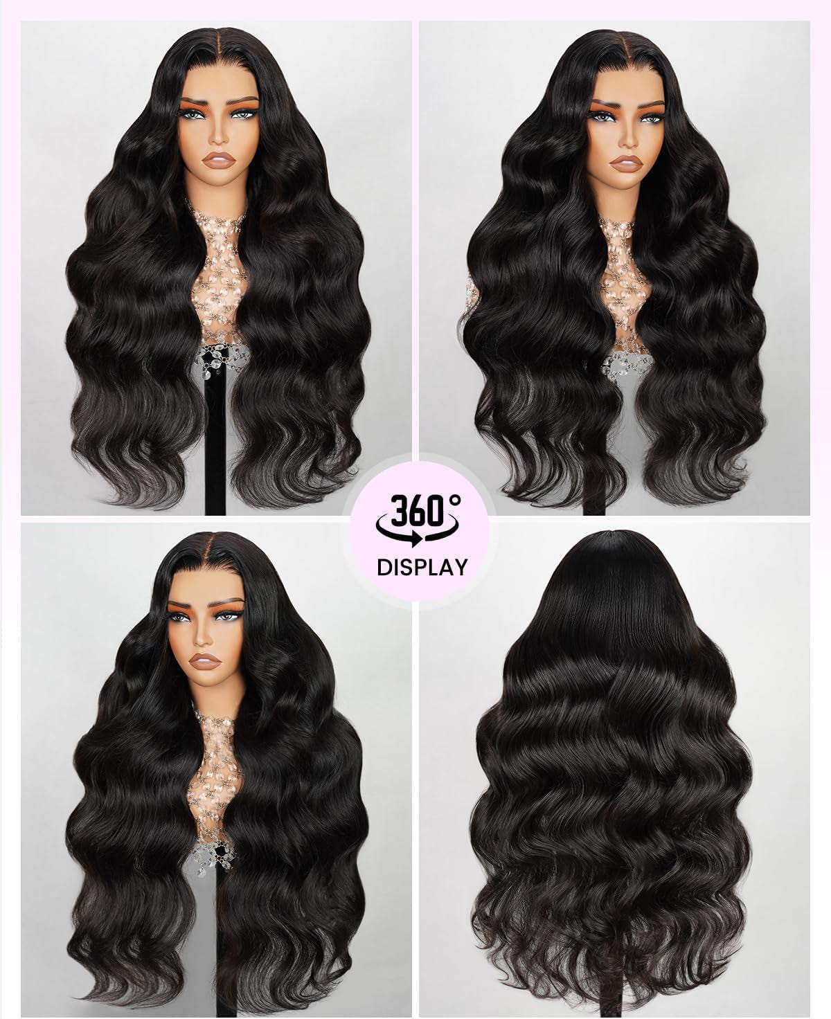 Real Wear and Go Glueless Wigs Human Hair Pre Plucked Pre Cut 250% Denstiy 5X6 HD Lace Closure Body Wave Pre Bleached Knots Lace Front Wig Natural Color(22 Inch,5X6 Lace Body Wave)