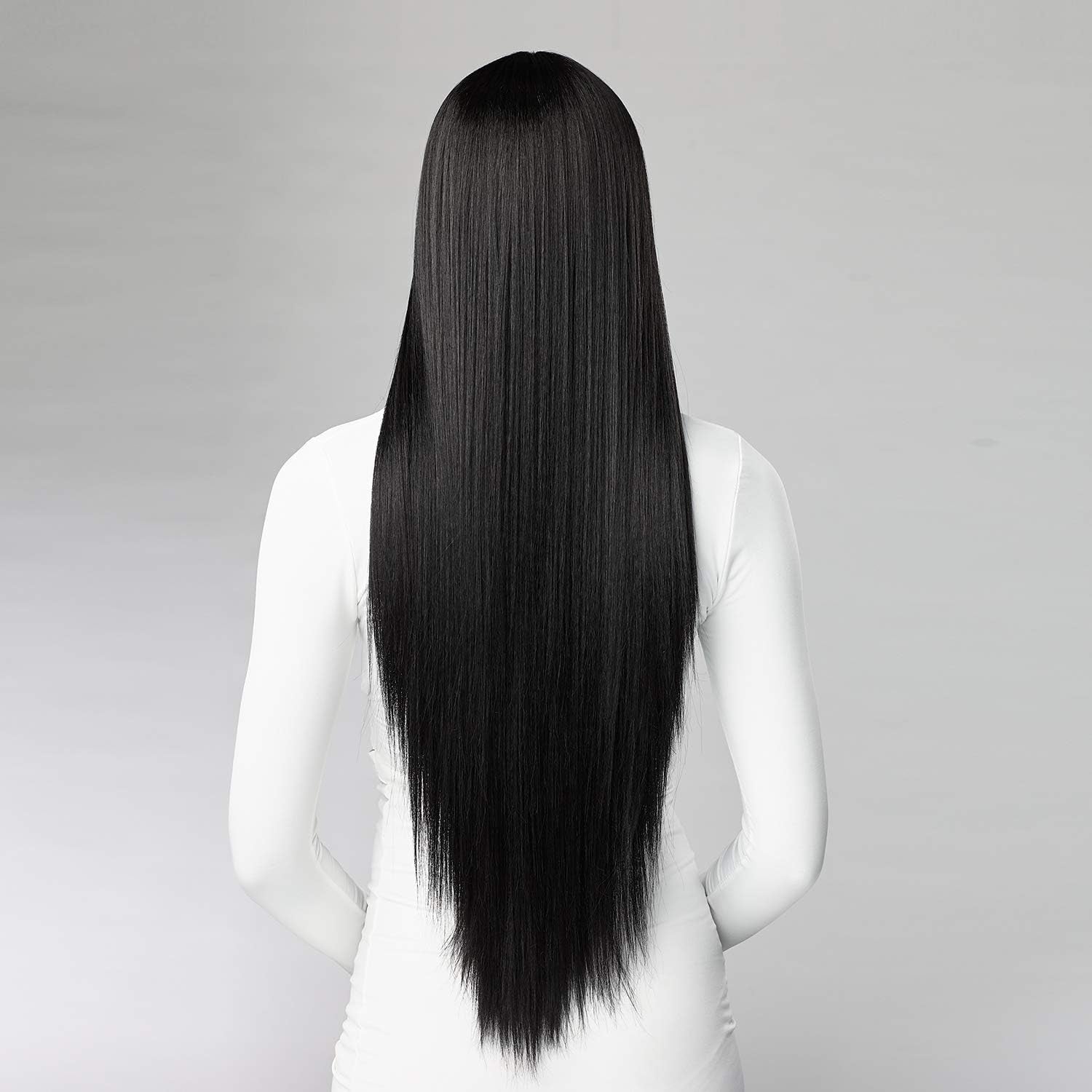 Human Hair Blend Butta HD Lace Front Wig - STRAIGHT 32 (BALAYAGEMOCHA)