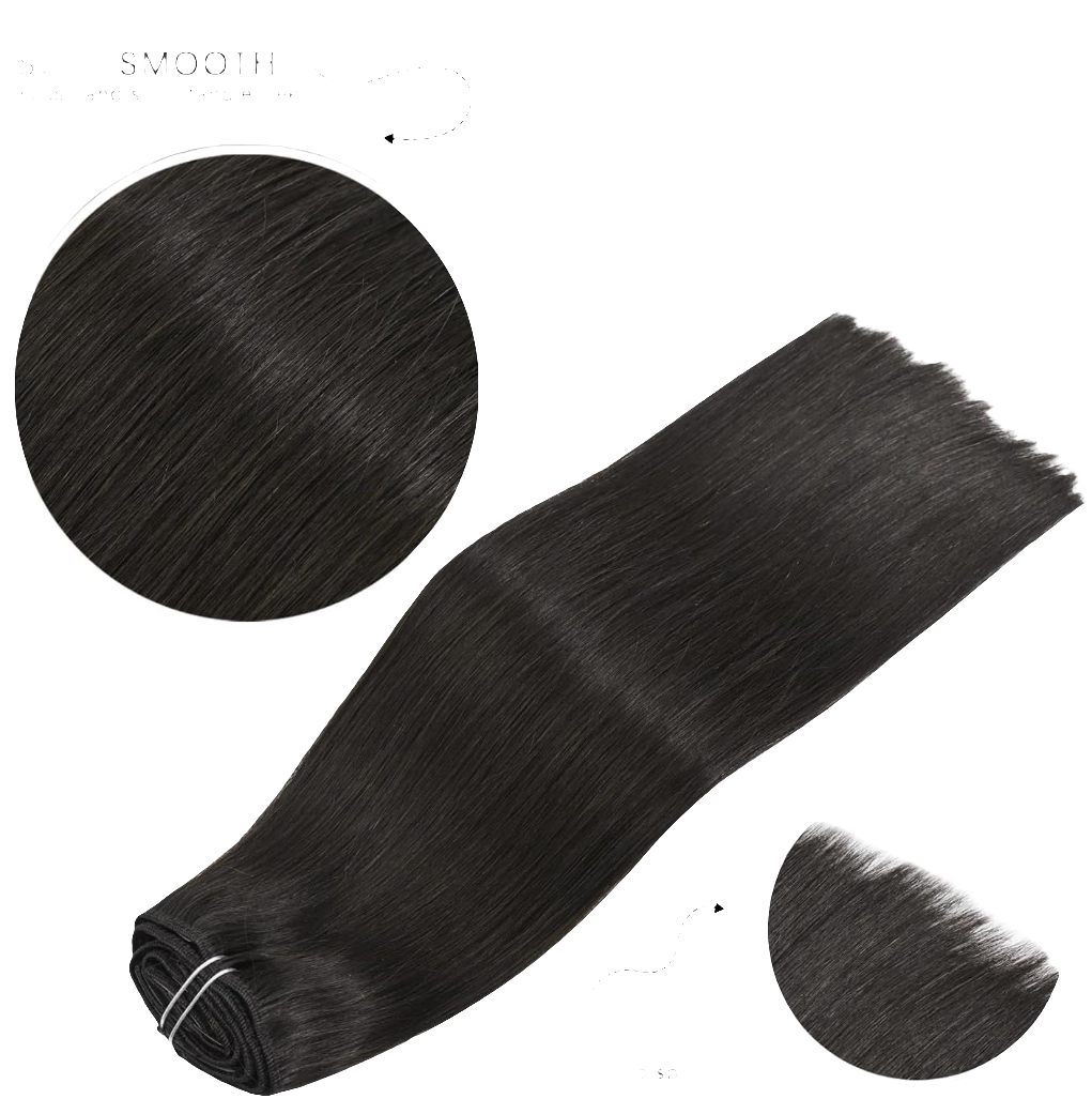 Dark Brown Clip in Extensions, 16 Inch 120G 7Pcs Brown Straight Remy Human Hair - Pure Finesse