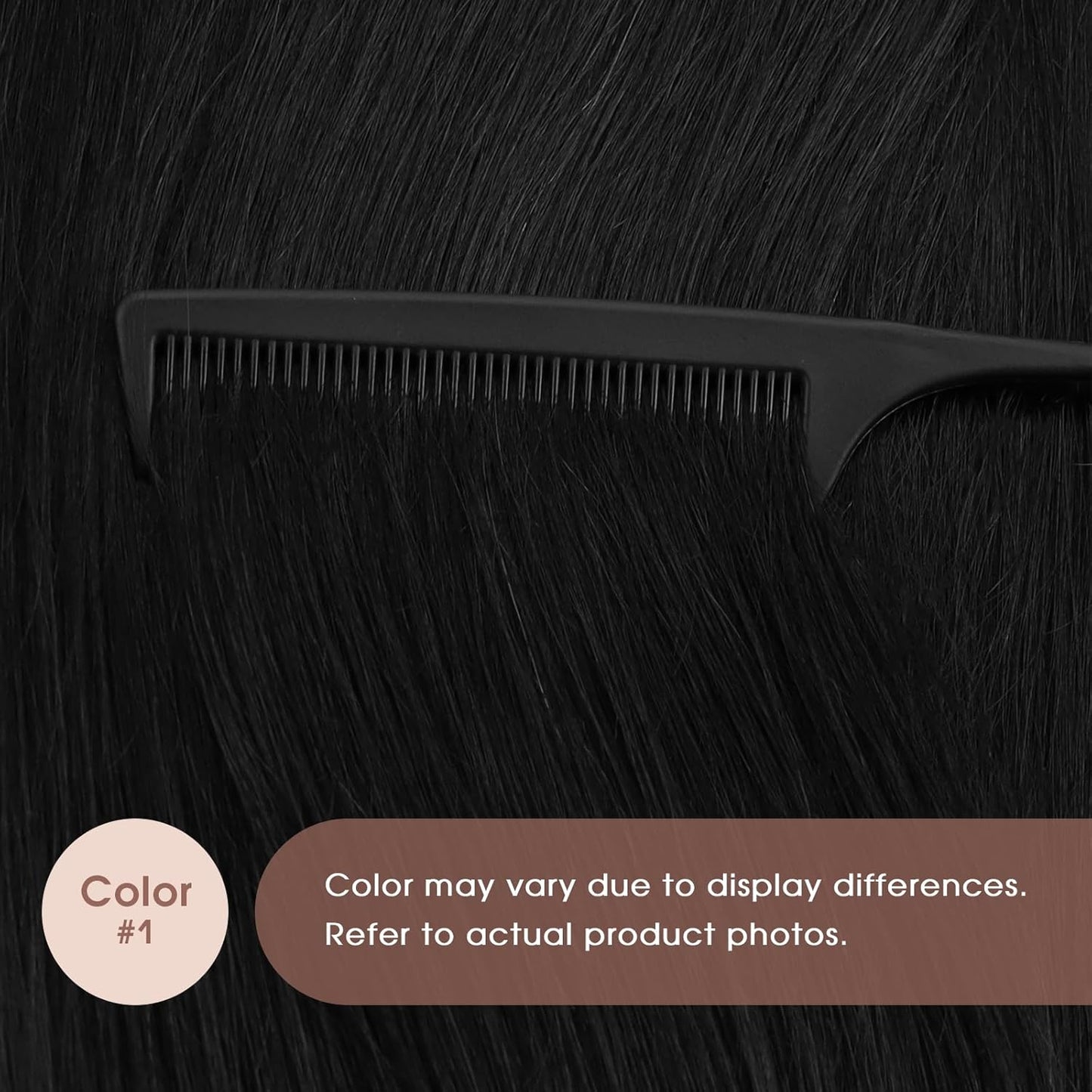 Tape in Hair Extensions Human Hair Invisible Tape in Hair Extensions 10Pcs Tape in Extensions Real Human Hair Straight Hair Extensions for Women 16 Inch Jet Black Color