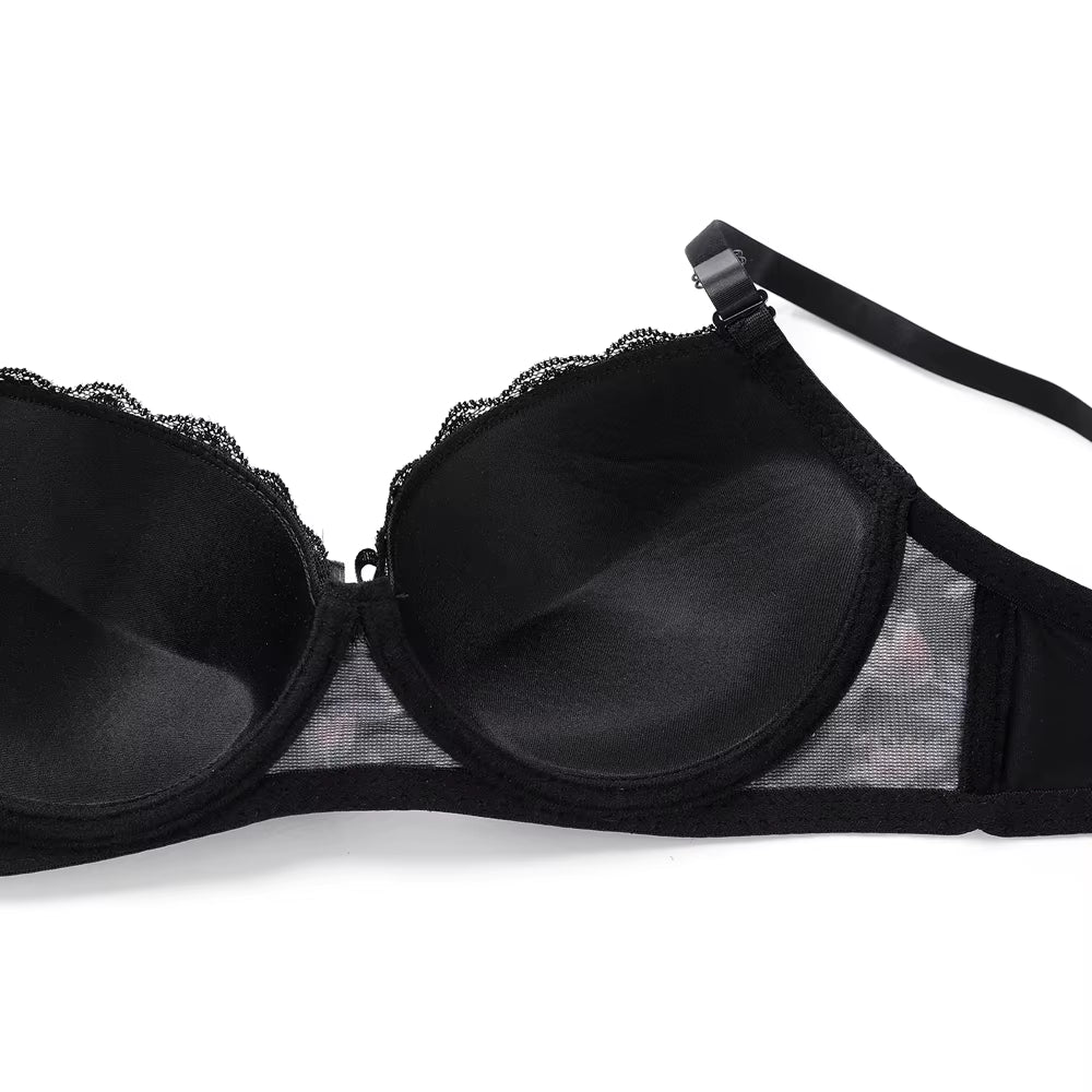 New Women Bra and Thong Set Push up Brassiere Underwear Femme Panties Lingerie Bralette