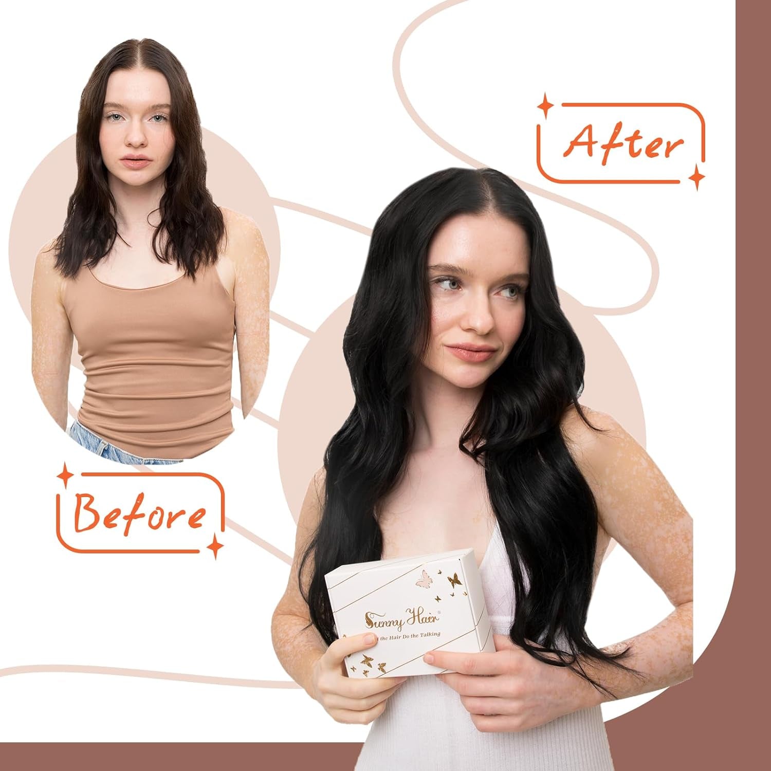 Tape in Hair Extensions Human Hair Invisible Tape in Hair Extensions 10Pcs Tape in Extensions Real Human Hair Straight Hair Extensions for Women 16 Inch Jet Black Color