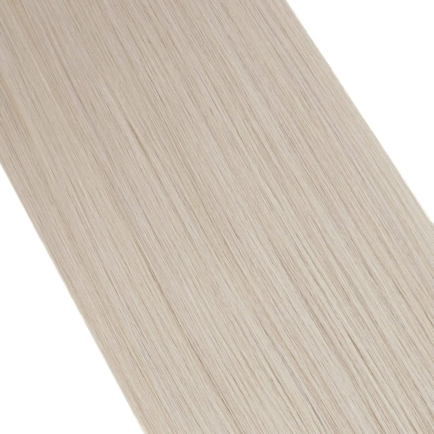 Tape in Hair Extensions Seamless Human Hair 12 Inch Tape in Natural Human Hair Extensions #60A White Blonde Tape in Invisible Hair Extensions 30Grams/20Pcs Tape Ins